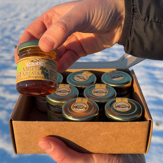 Box Degustazione 8 mielini da 40gr ognuno